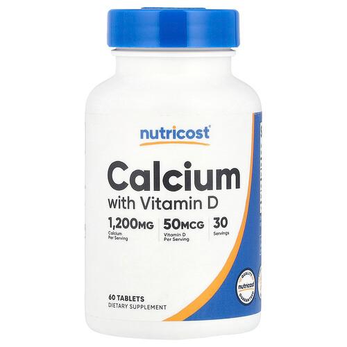 Nutricost Calcium With Vitamin D 60 Tablets product image