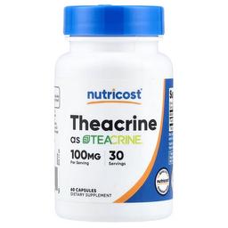 Nutricost Theacrine As Teacrine 60 Capsules 50 Mg Per Capsule
