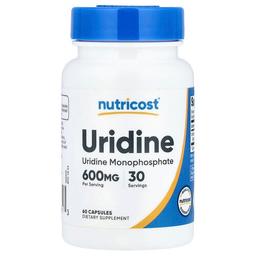 Nutricost Uridine 60 Capsules 300 Mg Per Capsule