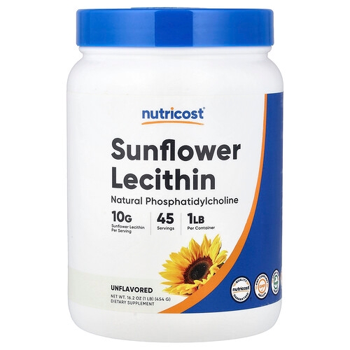 Nutricost Sunflower Lecithin Unflavored 16 2 Oz 454 G product image
