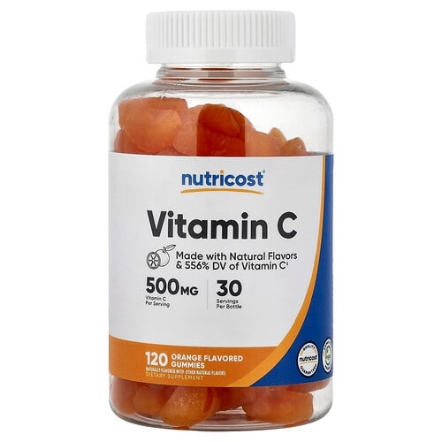 Nutricost Vitamin C Gummies Orange 120 Gummies product image