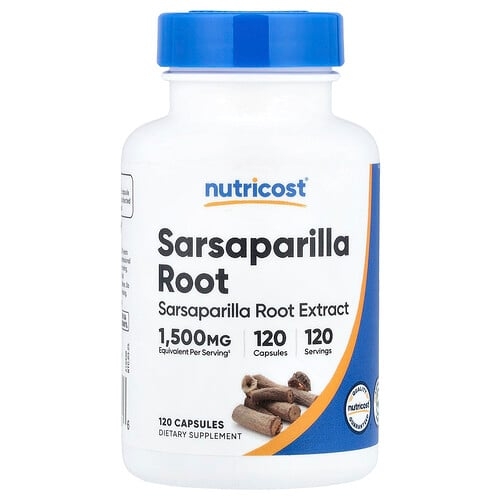 Nutricost Sarsaparilla Root 120 Capsules 100 Mg Per Capsule product image