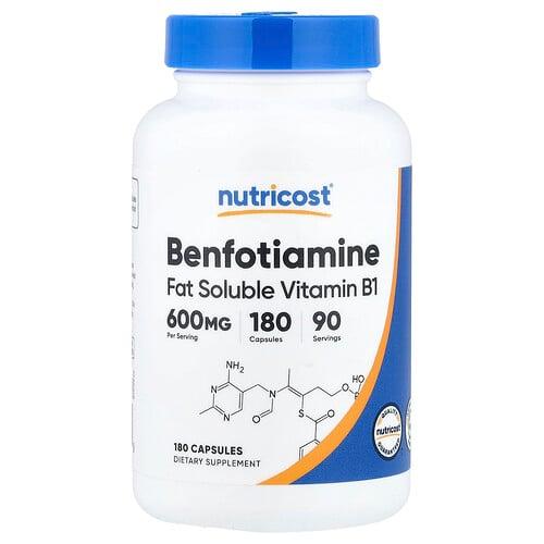 Nutricost Benfotiamine 180 Capsules 300 Mg Per Capsule product image