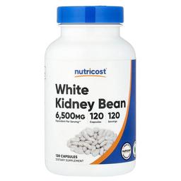 Nutricost White Kidney Bean 120 Capsules 650 Mg Per Capsule