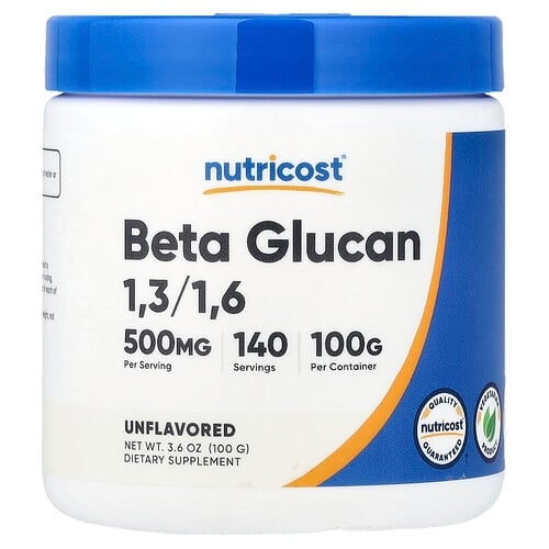 Nutricost Beta Glucan 1 3 1 6 Unflavored 3 6 Oz 100 G product image