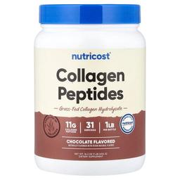 Nutricost Collagen Peptides Chocolate 16 2 Oz 454 G