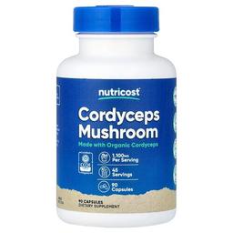 Nutricost Cordyceps Mushroom 90 Capsules 550 Mg Per Capsule