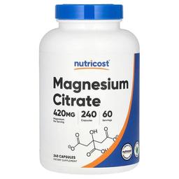 Nutricost Magnesium Citrate 240 Capsules 105 Mg Per Capsule
