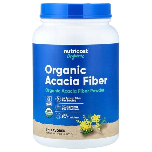 Nutricost Organic Acacia Fiber Powder Unflavored 32 4 Oz 907 G product image