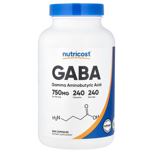 Nutricost Gaba 750 Mg 240 Capsules product image