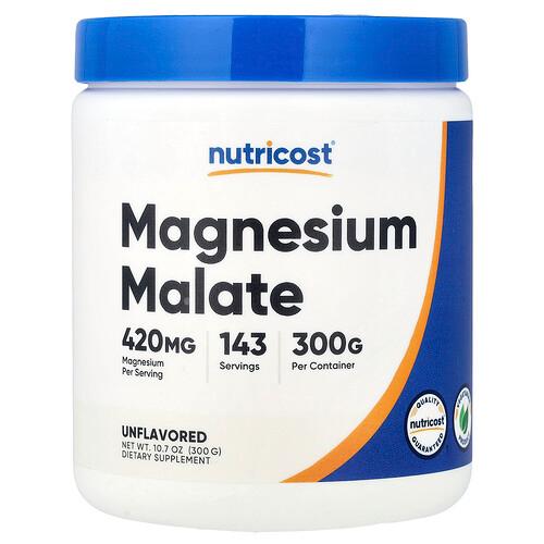 Nutricost Magnesium Malate Unflavored 10 7 Oz 300 G product image