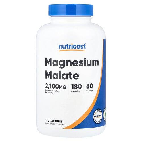 Nutricost Magnesium Malate 180 Capsules 700 Mg Per Capsule product image