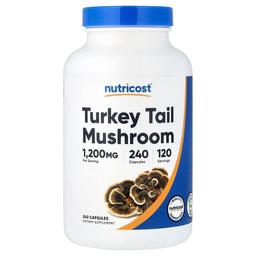 Nutricost Turkey Tail Mushroom 240 Capsules 600 Mg Per Capsule