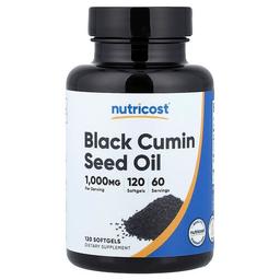 Nutricost Black Cumin Seed Oil 120 Softgels 500 Mg Per Softgel