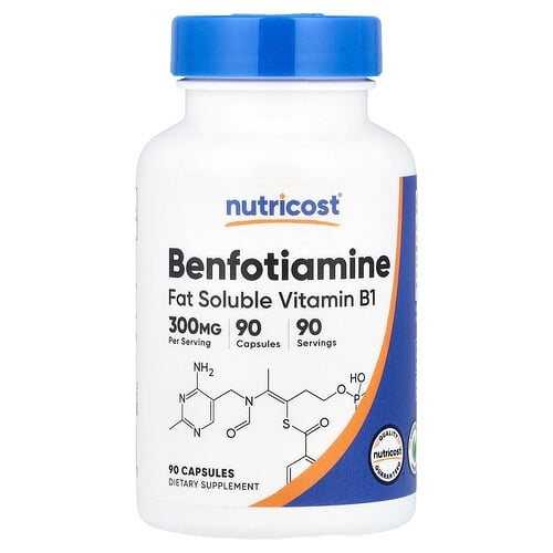 Nutricost Benfotiamine 300 Mg 90 Capsules product image