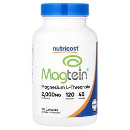 Nutricost Magtein Magnesium L Threonate 120 Capsules 666 Mg Per Capsule