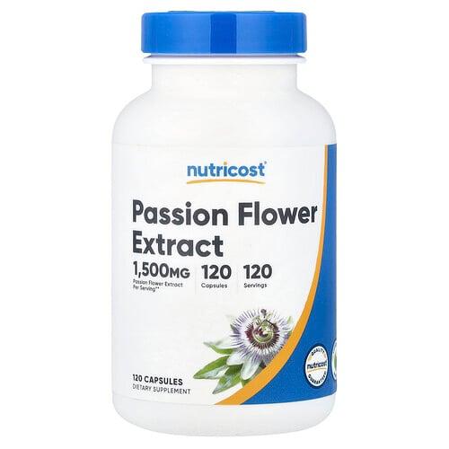 Nutricost Passion Flower Extract 1 500 Mg 120 Capsules product image