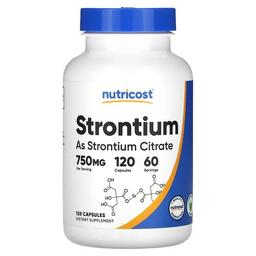 Nutricost Strontium 120 Capsules 375 Mg Per Capsule