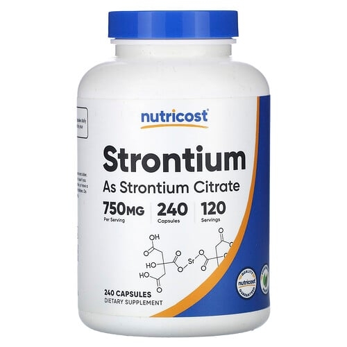 Nutricost Strontium 240 Capsules 375 Mg Per Capsule product image