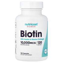 Nutricost Women Biotin With Folate Collagen 120 Capsules