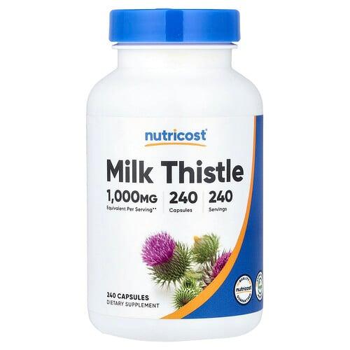 Nutricost Milk Thistle 240 Capsules 250 Mg Per Capsule product image