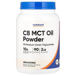 Nutricost C8 Mct Oil Powder Unflavored 2 Lb 907 G