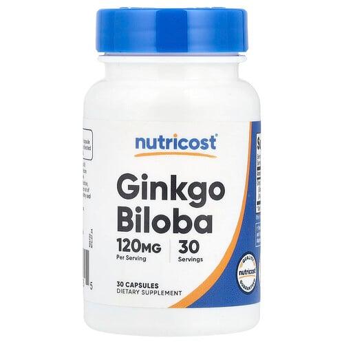 Nutricost Ginkgo Biloba 120 Mg 30 Capsules product image