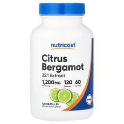 Nutricost Citrus Bergamot 120 Capsules 600 Mg Per Capsule