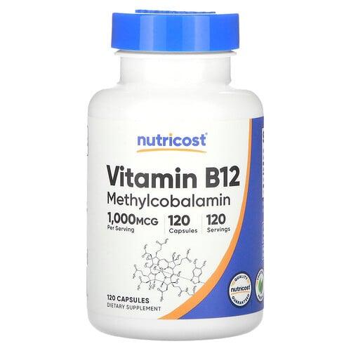 Nutricost Vitamin B12 1 000 Mcg 120 Capsules product image