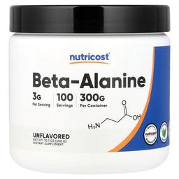 Nutricost Beta Alanine Unflavored 10 7 Oz 300 G