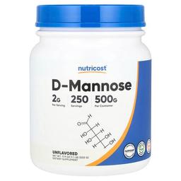Nutricost D Mannose Unflavored 17 9 Oz 500 G