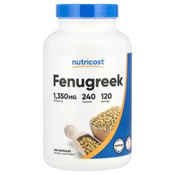 Nutricost Fenugreek 240 Capsules 675 Mg Per Capsule