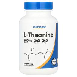 Nutricost L Theanine 200 Mg 240 Capsules