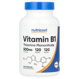 Nutricost Vitamin B1 500 Mg 120 Capsules