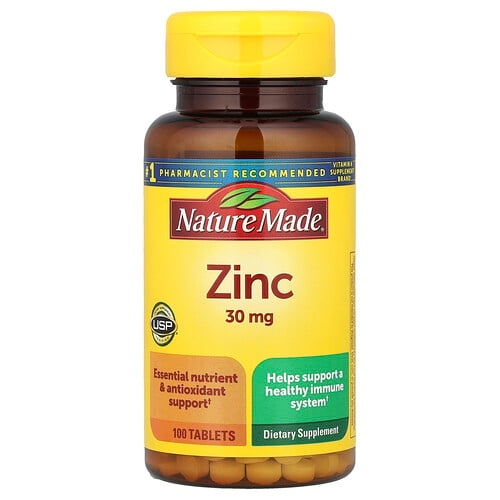 Nature Made Zinc 30 Mg 100 Tablets product image