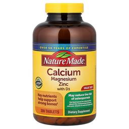 Nature Made Calcium Magnesium Zinc With Vitamin D3 300 Tablets