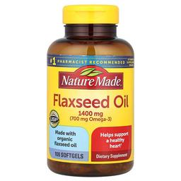 Nature Made Flaxseed Oil 1 400 Mg 100 Softgels