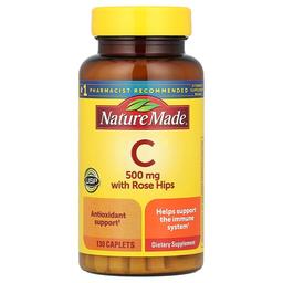 Nature Made Vitamin C With Rose Hips 500 Mg 130 Caplets