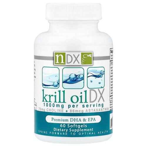 Natural Dynamix Ndx Krill Oil Dx Premium Dha Epa 60 Softgels