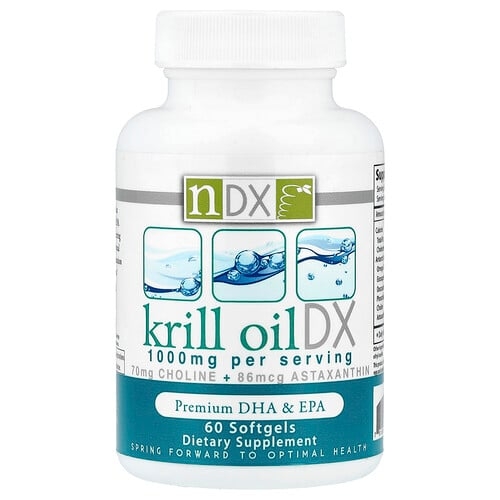 Natural Dynamix Ndx Krill Oil Dx Premium Dha Epa 60 Softgels product image