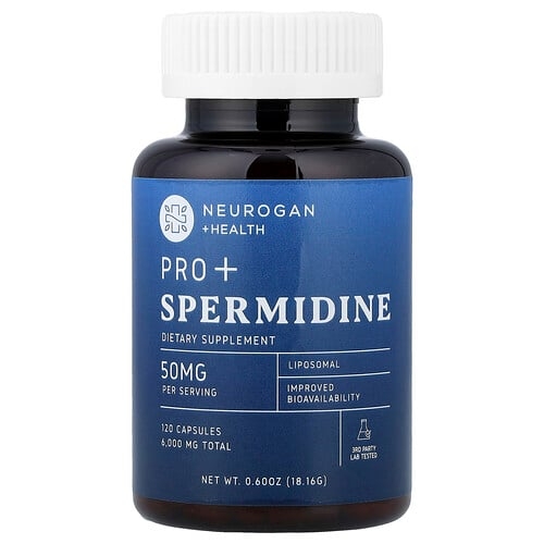 Neurogan Health Pro Spermidine 120 Capsules 0 6 Oz 18 16 G product image