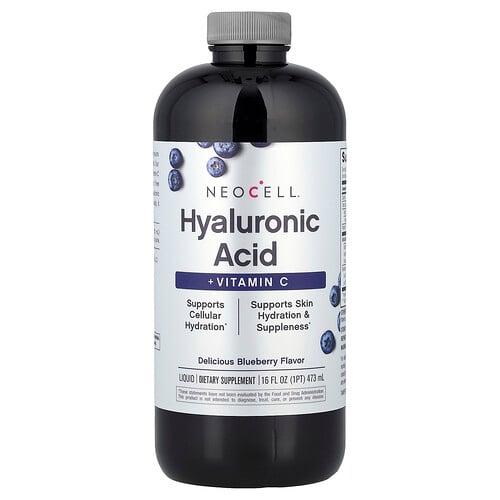 Neocell Liquid Hyaluronic Acid Vitamin C Delicious Blueberry 16 Fl Oz 473 Ml product image