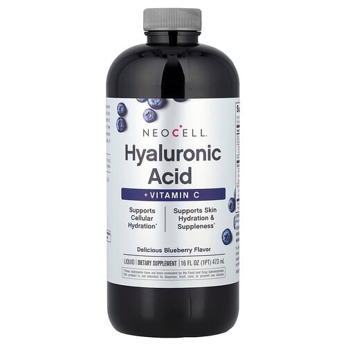 Neocell Liquid Hyaluronic Acid Vitamin C Delicious Blueberry 16 Fl Oz 473 Ml product image