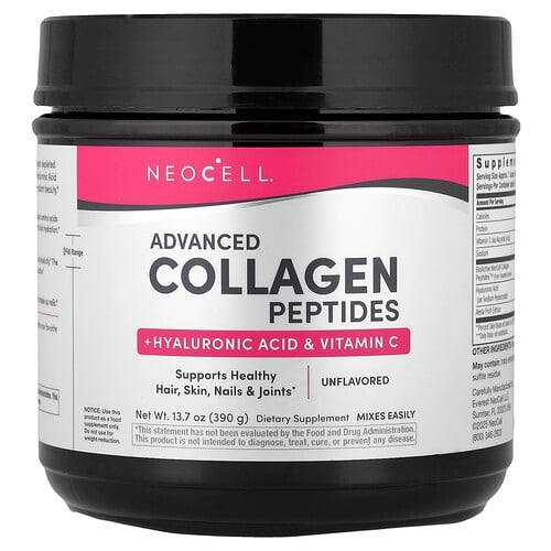 Neocell Advanced Collagen Peptides Unflavored 13 7 Oz 390 G product image