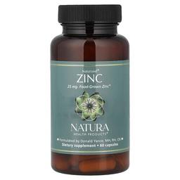 Natura Health Products Naturized Zinc 25 Mg 60 Capsules
