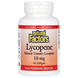 Natural Factors Lycopene 10 Mg 60 Softgels