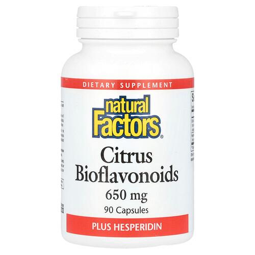 Natural Factors Citrus Bioflavonoids Plus Hesperidin 650 Mg 90 Capsules product image