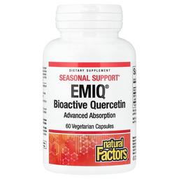 Natural Factors Emiq Bioactive Quercetin 60 Vegetarian Capsules