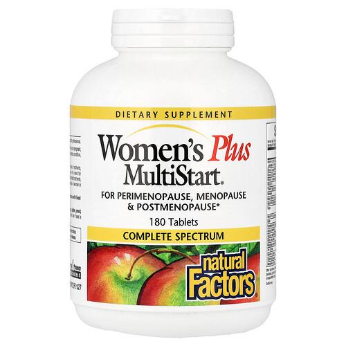 Natural Factors Women S Plus Multistart 180 Tablets product image
