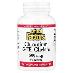 Natural Factors Chromium Gtf Chelate 90 Tablets